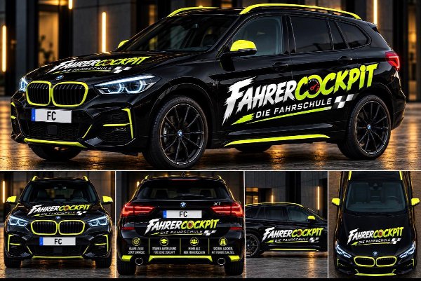 BMW X1 als Ausbildungsfahrzeug für die Klassen B und B197 bei FahrerCockpit in Mosbach